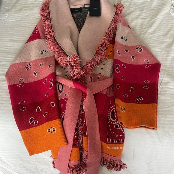 NWT ALANUI BELTED CARDIGAN - Picture 7 of 10